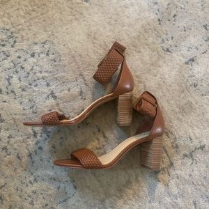 Brown Vince Camuto platform sandals